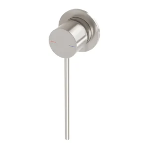 Vivid Slimline SwitchMix Shower Wall Mixer 60mm - Brushed Nickel