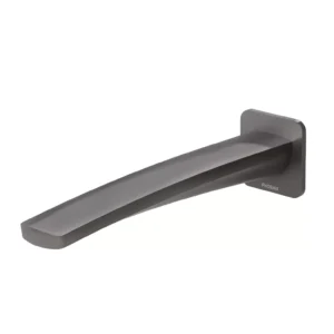 Mekko Wall Bath Outlet 200mm - Brushed Carbon