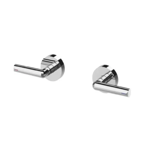 Vivid Slimline Plus Lever Wall Top Assemblies - Chrome