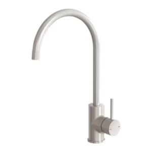 Pina Sink Mixer 200mm Gooseneck - Brushed Nickel