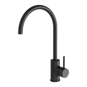 Pina Sink Mixer 200mm Gooseneck - Matte Black