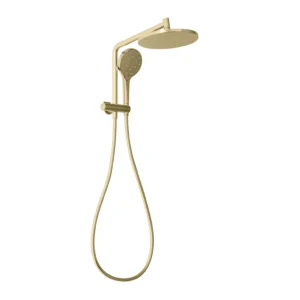 Ormond Compact Twin Shower - Brushed Gold