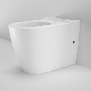 Urbane CleanFlush Wall Faced Close Coupled Pan - with GermGard