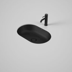 Liano II 580mm Pill Under Over Counter Basin – Matte Black