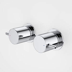 Luna Lever Wall Top Assemblies - Chrome