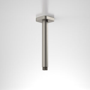 Luna Straight Arm Square Flange 210 - Brushed Nickel