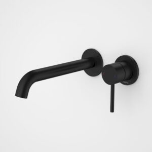 Liano 210mm Wall Basin / Bath Mixer Cover Plates - Matte Black