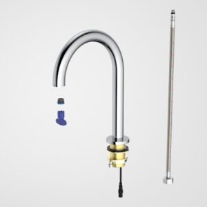 Smart Command Series 3 Hob Gooseneck Outlet Trim Kit - Chrome