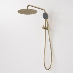 Urbane II Compact Twin Shower - Brushed Brass