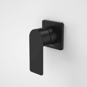 Urbane Bath Shower Mixer Square Cover Plate - Matte Black