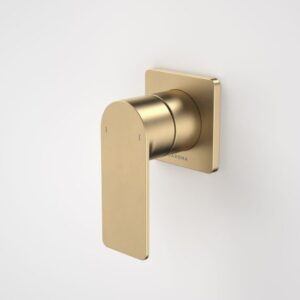 Urbane Bath Shower Mixer Square Cover Plate - Brushed Brass