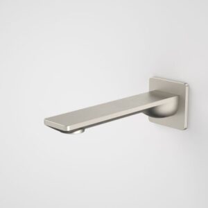 Urbane 180mm Basin Bath Outlet Square Cover Plate - Brushed Nickel