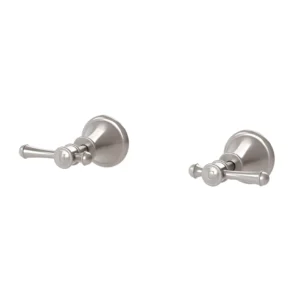 Nostalgia Lever Wall Top Assemblies - Brushed Nickel