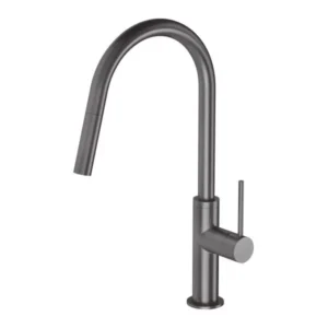 Vivid Slimline Pull Out Sink Mixer 200mm - Brushed Carbon