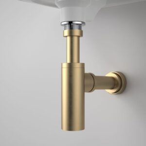 Caroma 40mm Bottle Trap - Brushed Brass