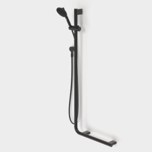 Opal Support VJet Shower with 90 Degree Rail Left and Right - Matte Black