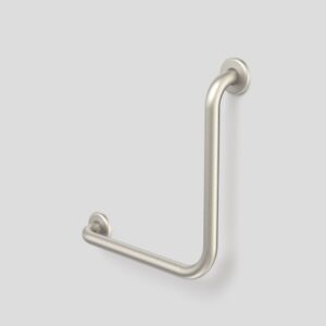 Care Support Grab Rail 90 Degree Angled - Brushed Nickel