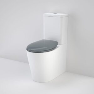 Care 660 Ambulant Cleanflush Suite with Double Flap Seat Anthracite Grey