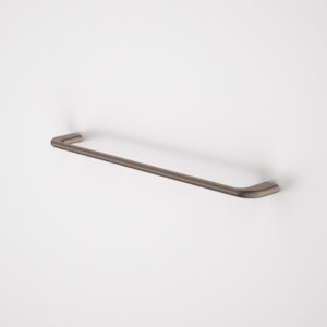 Contura 620mm Single Towel Rail – Brushed Bronze