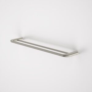 Contura II 620mm Double Towel Rail – Brushed Nickel