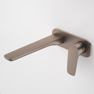 Contura Wall Basin/Bath Mixer 220mm - Brushed Bronze