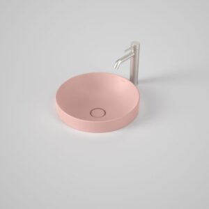 Liano II 400mm Round Inset Basin – Matte Pink Liano II 400mm Round Inset Basin – Matte Pink