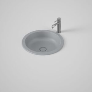 Liano II 440mm Round Under Over Counter Basin – Matte Grey