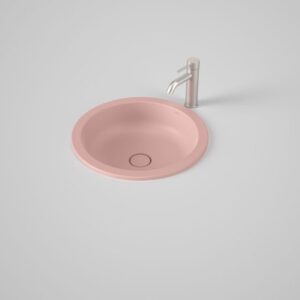 Liano II 440mm Round Under/Over Counter Basin – Matte Pink