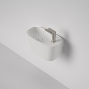 Contura II Hand Wall Basin (1 Tap Hole) - Matte Clay