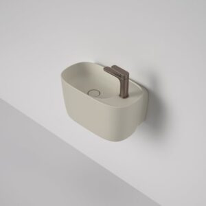 Contura II Hand Wall Basin (1 Tap Hole) - Matte White