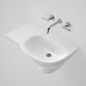 Care 700 Wall Basin Left Hand Shelf