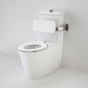 Care 800 Cleanflush® Wall Faced Suite with Backrest - White
