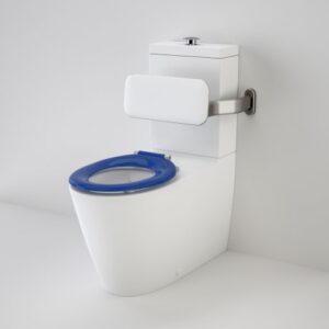 Care 800 Cleanflush® Wall Faced Suite with Backrest - Sorrento Blue