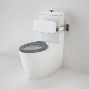 Care 800 Cleanflush® Wall Faced Suite with Backrest - Anthracite Grey
