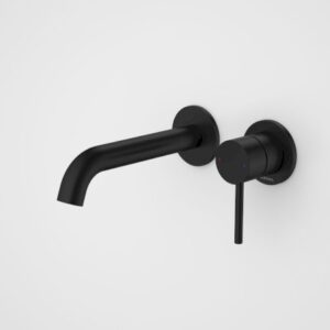 Liano II 175mm Wall Basin / Bath Mixer Matte Black - Sales Kit