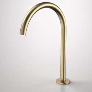 Liano II Hob Swivel Outlet 200mm - Brushed Brass