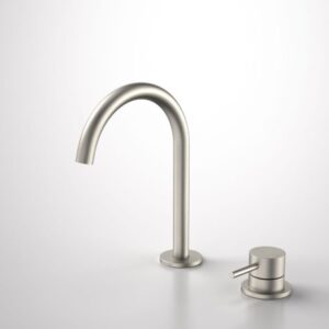 Liano II Hob Basin Mixer Set 160mm Brushed Nickel
