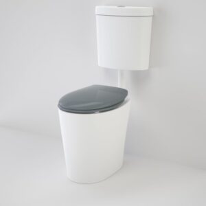 Care 610 Cleanflush Trap Suite with Double Flap Seat - Grey