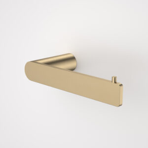 Urbane Toilet Roll Holder - Brushed Brass