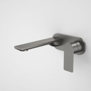 Urbane 180mm Wall Basin / Bath Mixer Round Cover Plate - Gunmetal