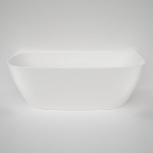 Contura II 1700mm Back to Wall Freestanding Bath - Matte White