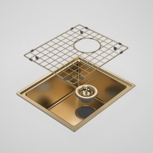 Urbane II Single Bowl Sink - Brushed Brass