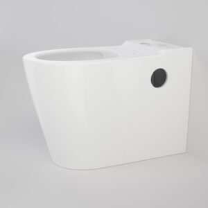 Care 660 Cleanflush® Easy Height BE Pan – Armrest Holes (GermGard®)