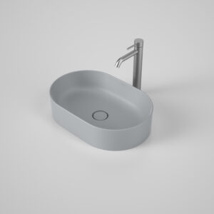 Liano II 530mm Pill Above Counter Basin - Matte Grey Liano II 530mm Pill Above Counter Basin - Matte Grey