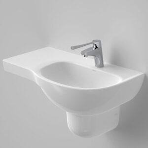 Care 700 Wall Basin with Right Hand Shelf - 1TH