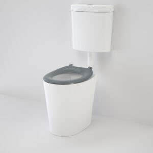 Care 610 Cleanflush Trap WC Suite Caravelle SF Seat, Anthracite Grey
