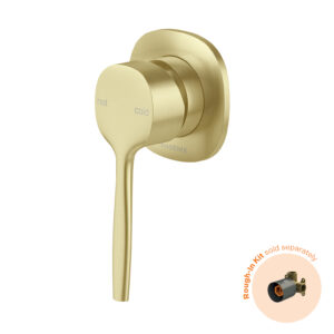 Vask Wall & Shower Mixer – Brushed Gold Fit-Off Only