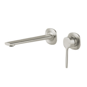 Vask SwitchMix Wall Basin/Bath Mixer Set, Brushed Nickel Vask SwitchMix Wall Basin/Bath Mixer Set, Brushed Nickel