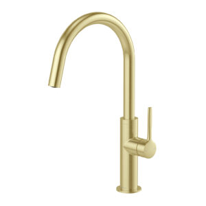 Vask Sink Mixer 190mm - Brushed Gold