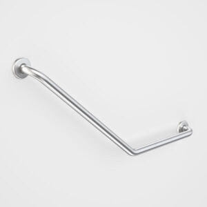 Care Support 140° Angled Grab Rail 450x700 RH Stainless Steel